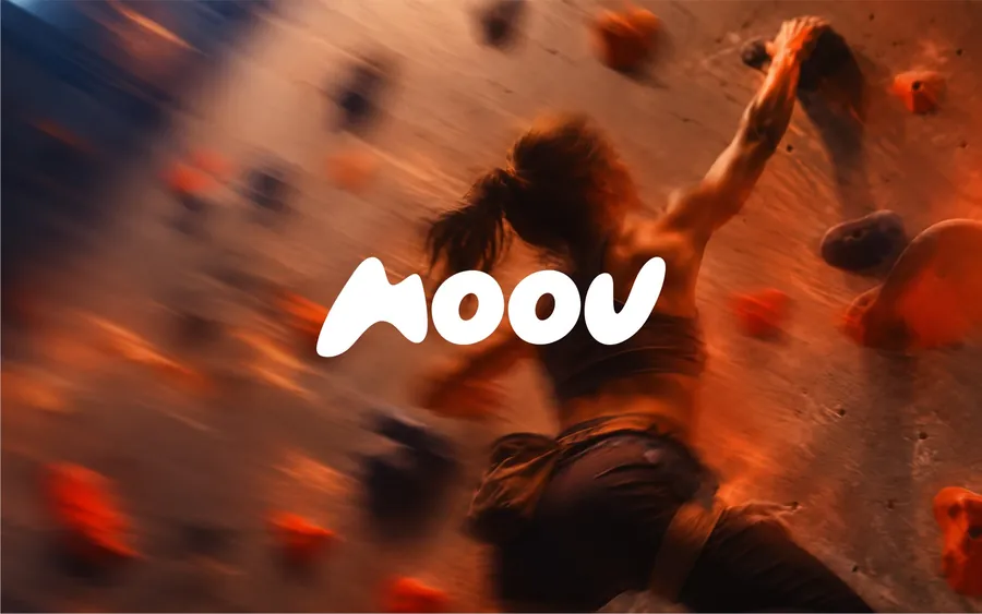 Moov climbing brand identity
